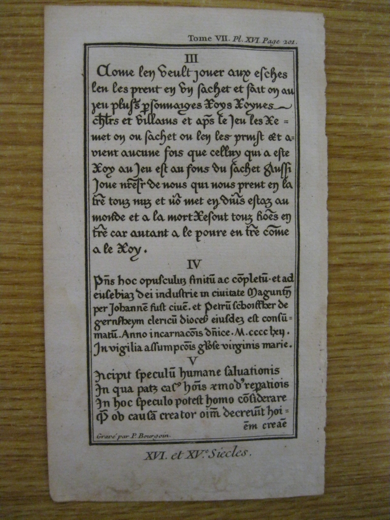 Tipografía y artesanía barroca  XXXII, XVI et XV Siecles, 1746.Pluche